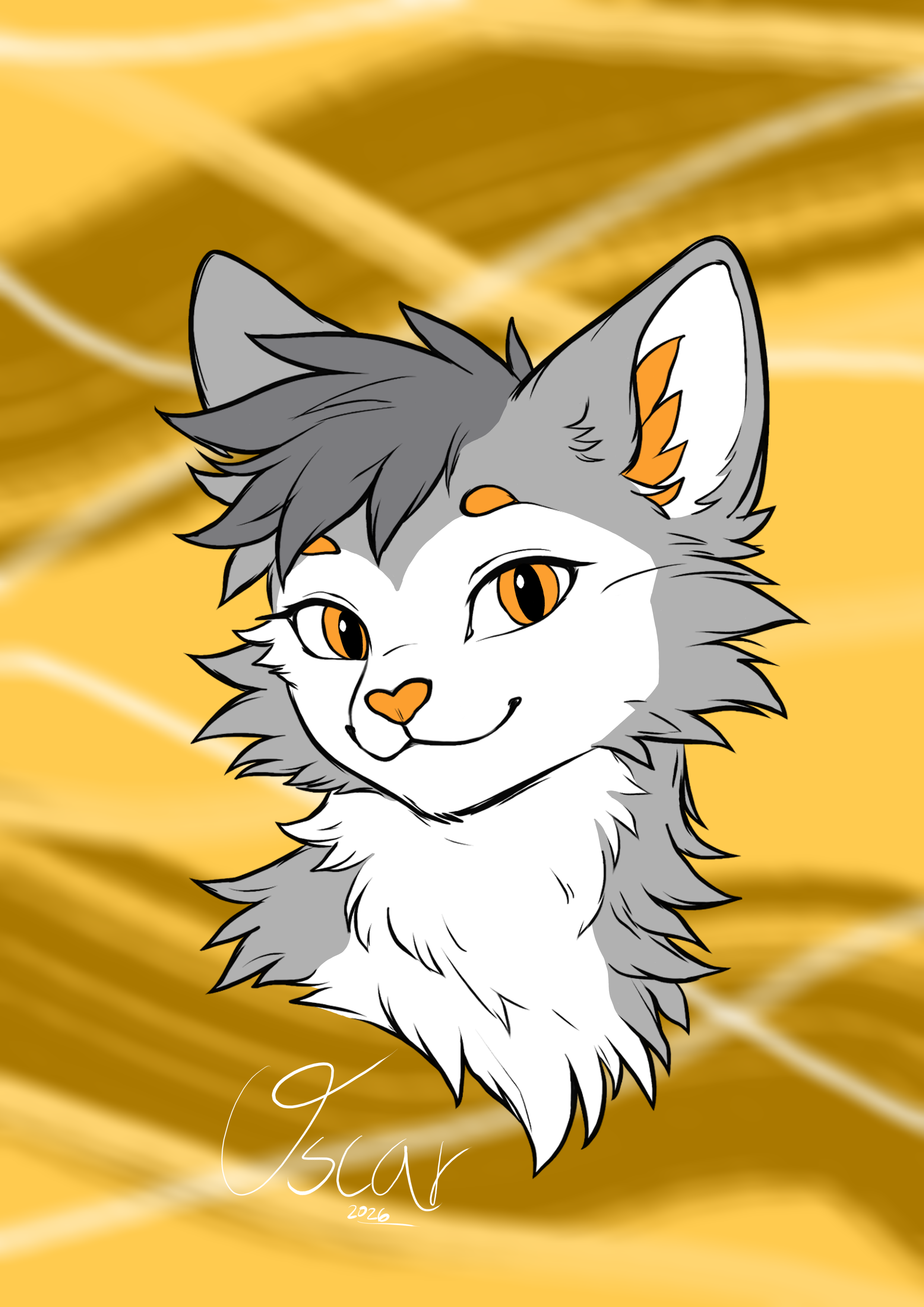 Blammy's headshot with background