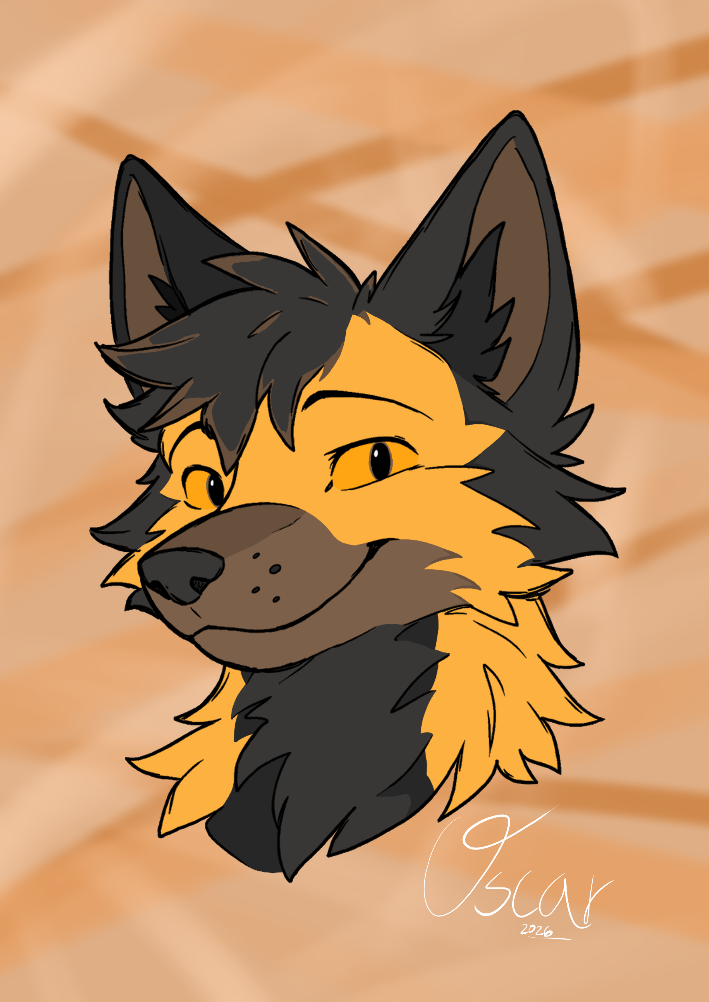 Slate's headshot with background
